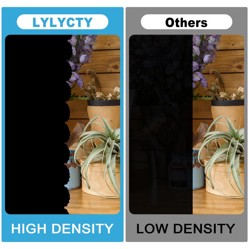 LYLYCTY خلفية سوداء لجلسة تصوير، ستارة خلفية احترافية لتصوير المنتجات، الصور الشخصية، حفلات الزفاف، الحفلات، تسجيل الفيديو المباشر 5X7 قدم (خلفية فقط) - Image 2